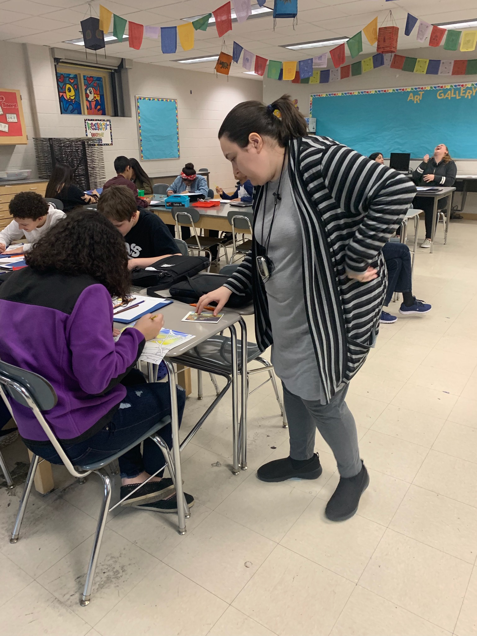 Ms. Pellegrino encourages all students and has high expectations of them and their work. She provides additional supports, modifications, adaptations, and differentiated instruction for learners of various needs.